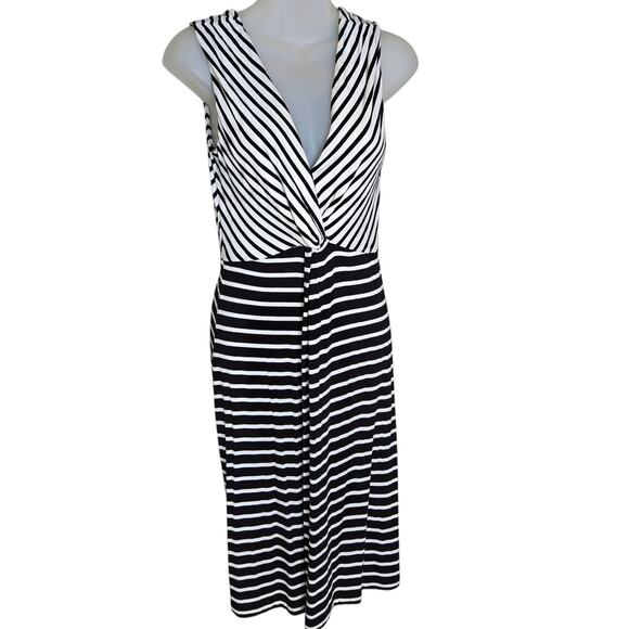 Soma Other - Soma Womens Nightgown Small Striped Black White Nightshirt Sleep Loungewear‎